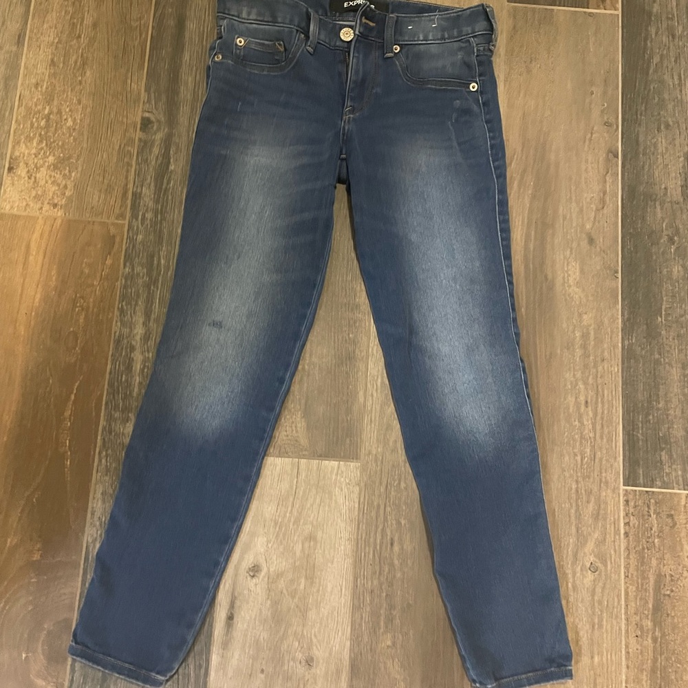 Express Ankle Cut Legging Jeans. Size 0Short.